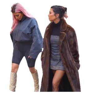 Real 1970s full length brown real mink fur coat NYC long authenticity appraisal